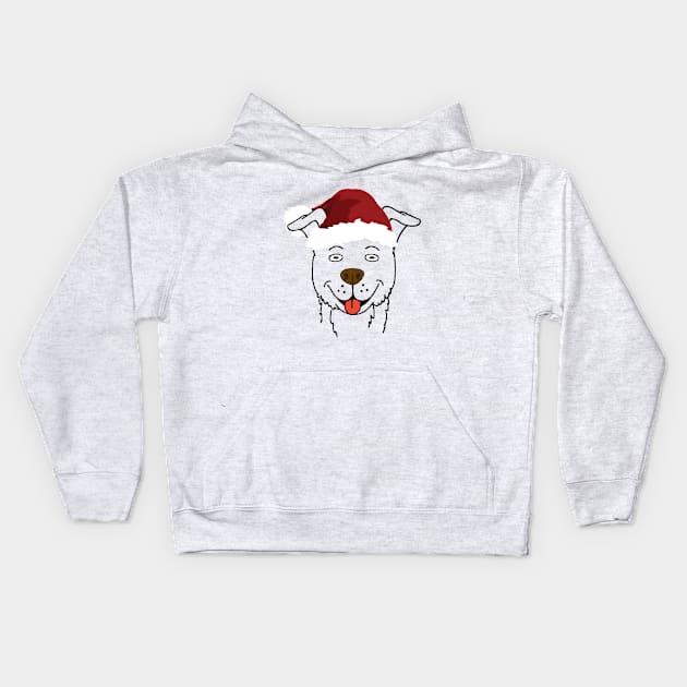 Christmas Mr. Peanutbutter Kids Hoodie by GeleHaas